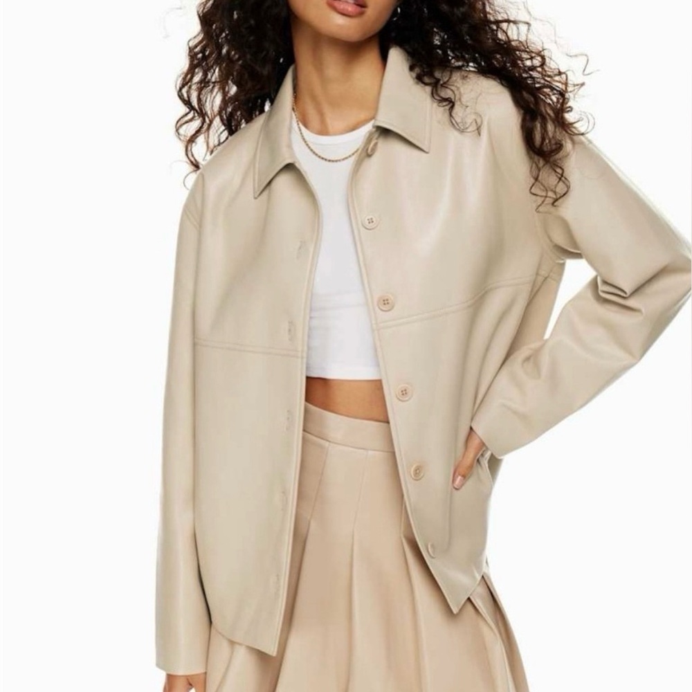 Babaton Pelli Vegan Shirt Jacket